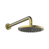 Abey Gareth Ashton Brass Horizontal Shower Arm and Rose - Brushed Brass
